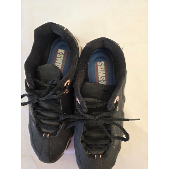 EXTRA WIDE Man K-Swiss ST329 CMF Training 03426-019 Black/White Size 10 - Picture 8 of 9